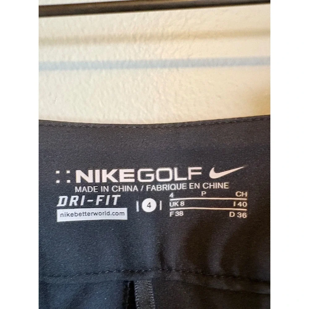 Nike Golf Women Black Dri-FIT Skort Skirt Size 4 742875-010